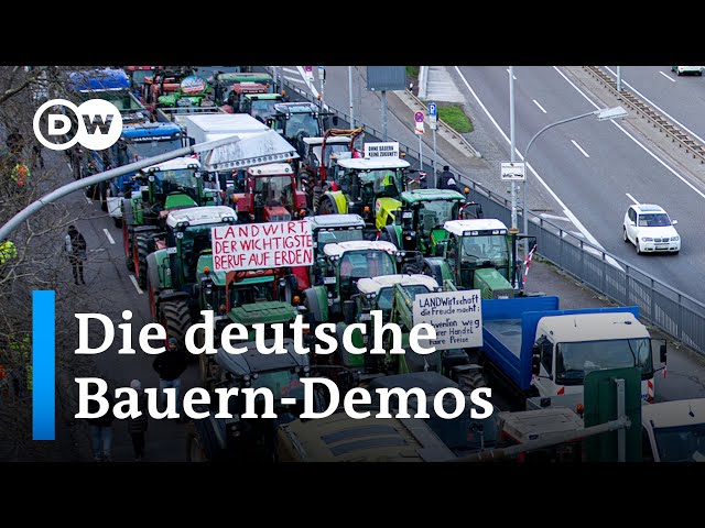 Warum Bauern gegen Subenventionsstreichung protestieren | DW Nachrichten