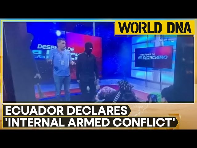 World DNA LIVE: Ecuador Violence: Armed men storm live news broadcast | WION LIVE