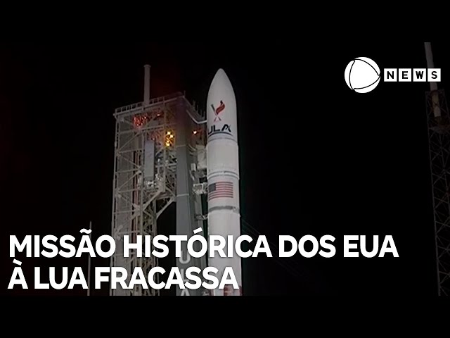 Missão histórica dos EUA à Lua fracassa