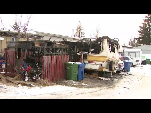 Two hurt in Calgary RV fire