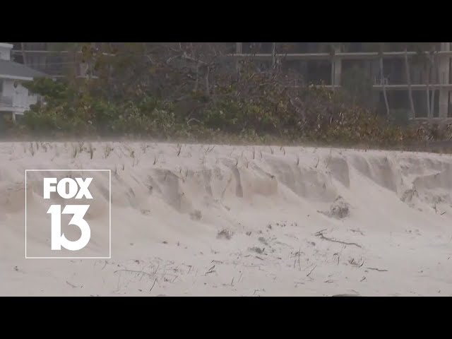 Pinellas County's restored dunes tested during Florida severe weather system