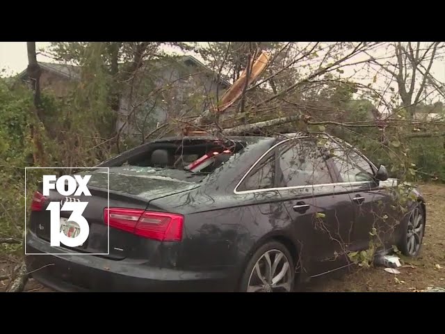 Florida panhandle sees damages from severe weather system