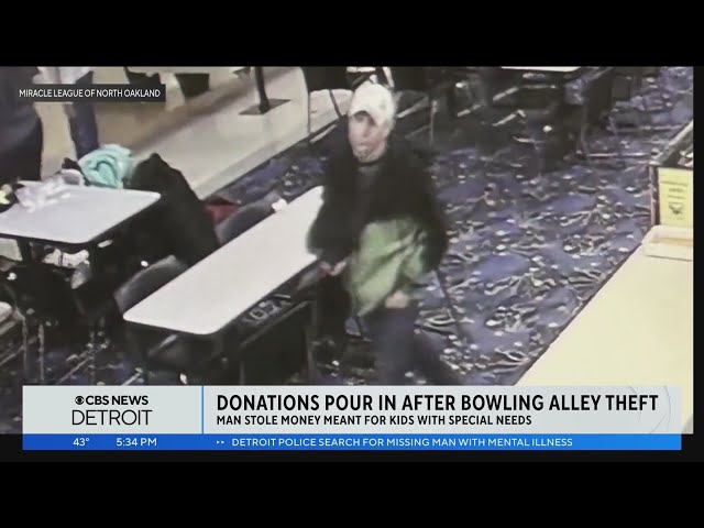 Person steals from Michigan bowling league raising money for children with special needs