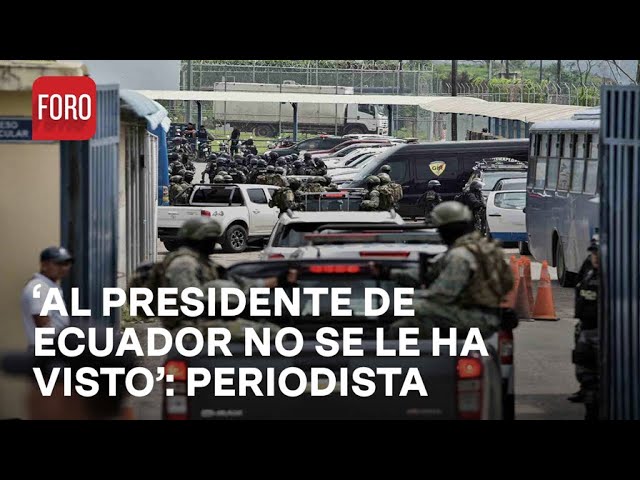 Fuerzas armadas dan la cara en guerra contra narcos en Ecuador; Presidente no parece -  Hora21