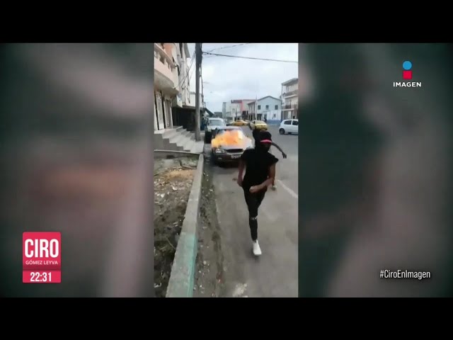 Explosiones, disparos y secuestros; así se vivió la jornada violenta en Guayaquil, Ecuador | Ciro