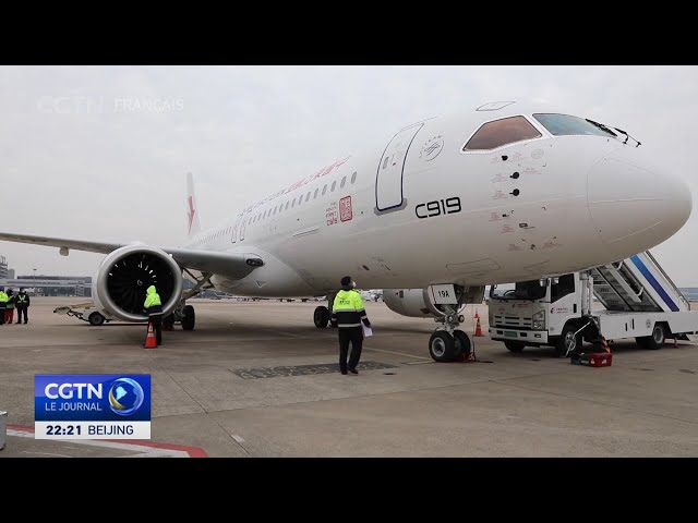 Début des vols réguliers de passagers du 4e C919 de China Eastern Airlines