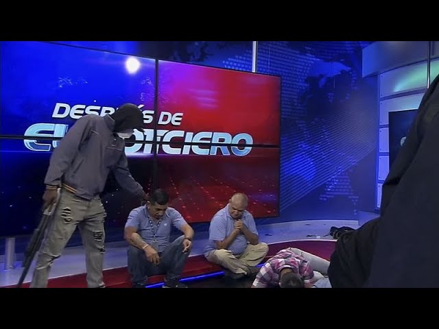 VÍDEO: Terroristas toman televisiones, hospitales y universidades de Ecuador y despiertan una guerra