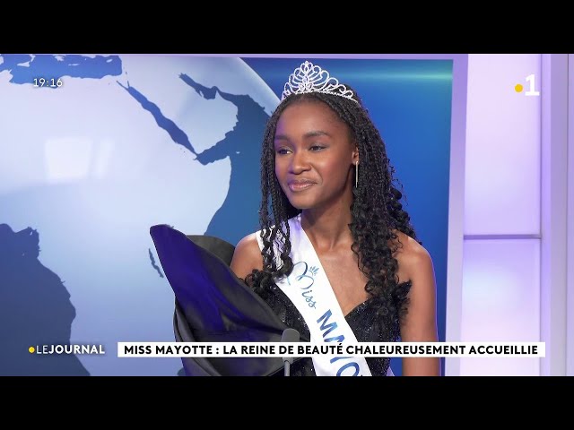 Miss Mayotte : la reine de beauté chaleureusement accueillie