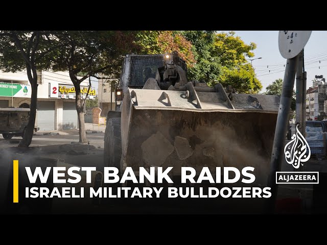 Israeli military bulldozers destroy streets in Jenin; Nablus old city stormed