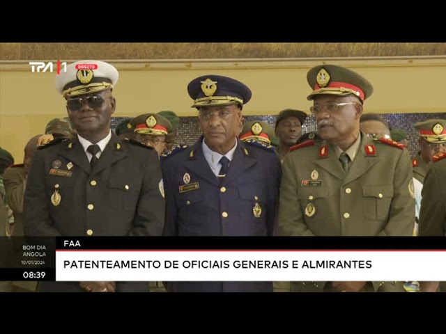 FAA - Patenteamento de oficiais generais e almirantes