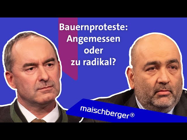 Bauernproteste & Ampel-Streit - gibt es Neuwahlen? Hubert Aiwanger und Omid Nouripour | maischbe