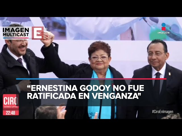 Perdiendo, Ernestina Godoy parece que ganó