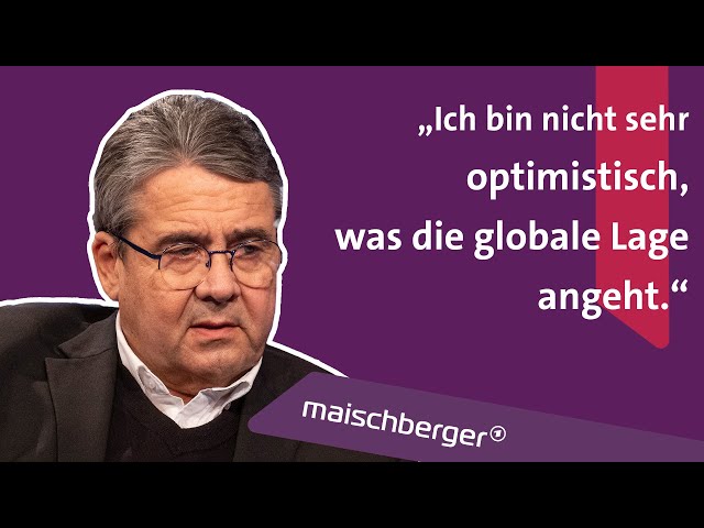 Sigmar Gabriel über Israel, Ukraine, Trump und die AfD | maischberger