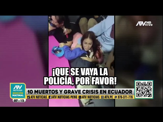 Ecuador: Conflicto interno deja 10 muertos y una grave crisis