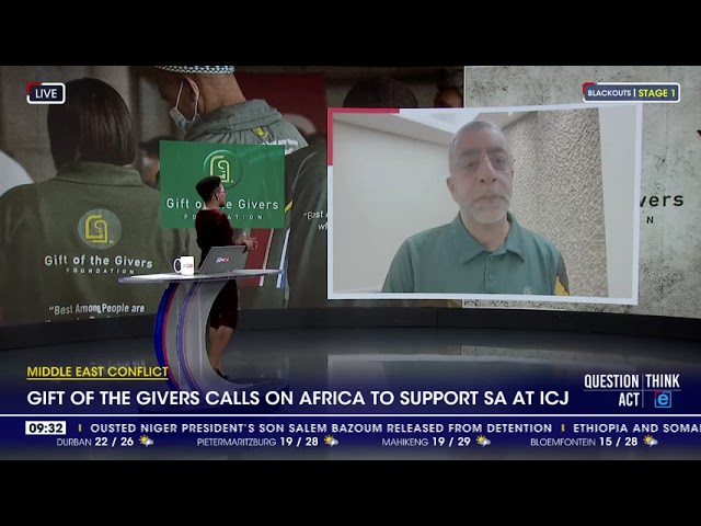 Gift of the Givers supports SA ICJ application