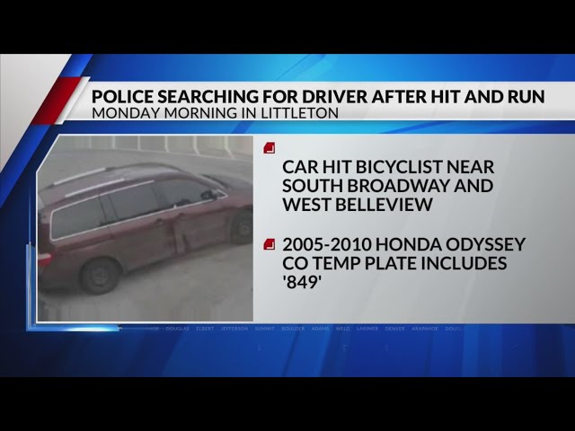 Driver wanted in Littleton hit-and-run