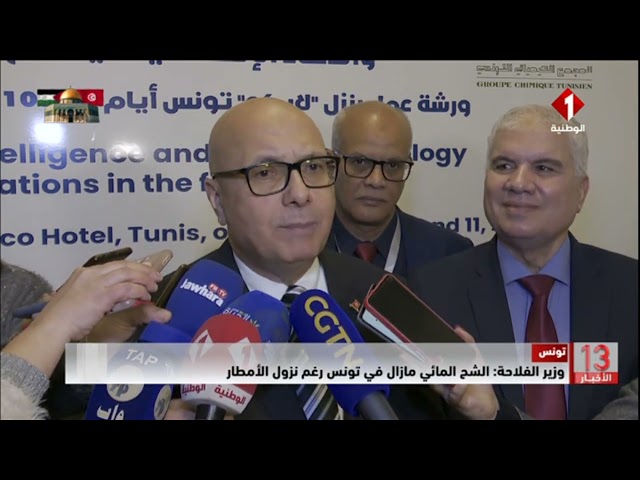 تونس || وزير الفلاحة : الشح المائي مازال في تونس رغم نزول الأمطار