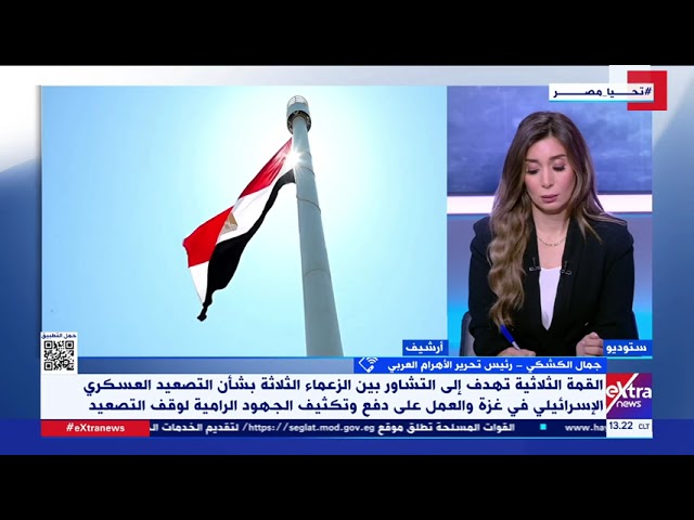 جمال الكشكي رئيس تحرير الأهرام العربي يوضح أهمية القمة المصرية الأردنية الفلسطينية