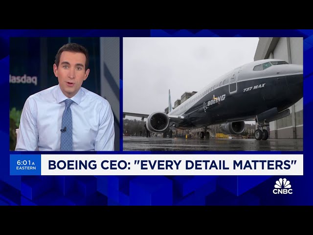 ‘Every detail matters:’ Boeing CEO admits mistake as investigators probe midair panel blowout