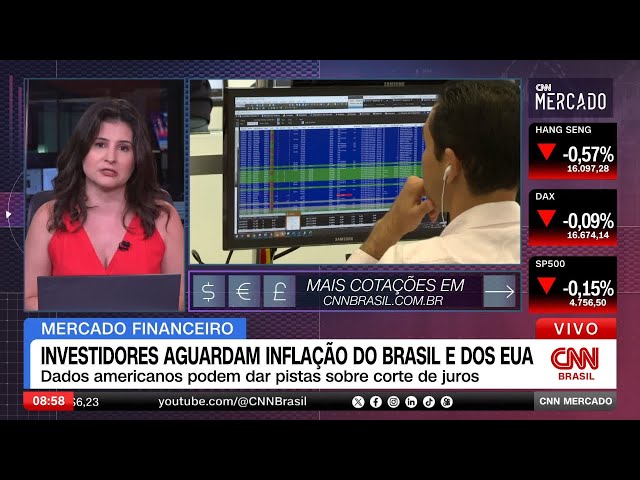Investidores aguardam inflação do Brasil e dos EUA | CNN MERCADO - 10/01/2024