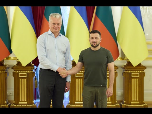 Терміново! Зеленський у Литві. Говорить з президентом ! Zelenskiy meets with Nauseda in Vilnius