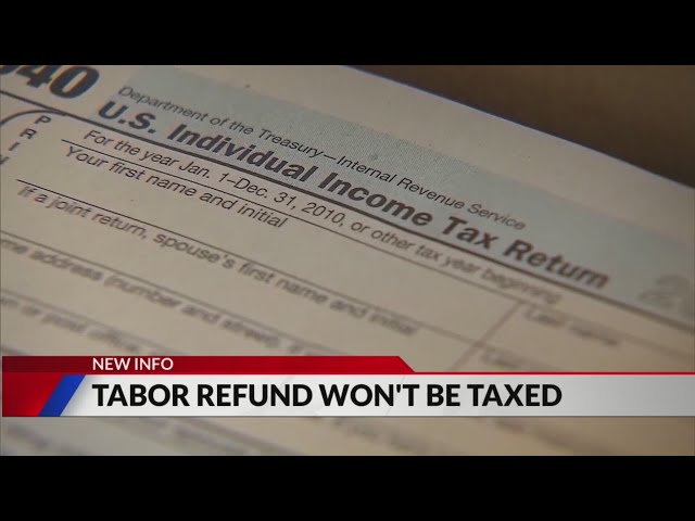 2024 TABOR checks will be tax-free