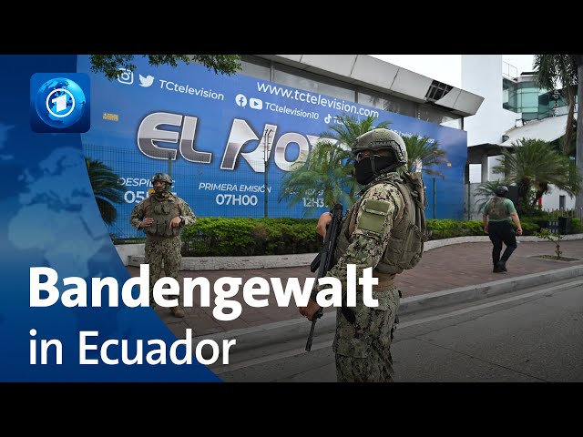 Gewaltausbruch in Ecuador: Bewaffnete stürmen TV-Studio