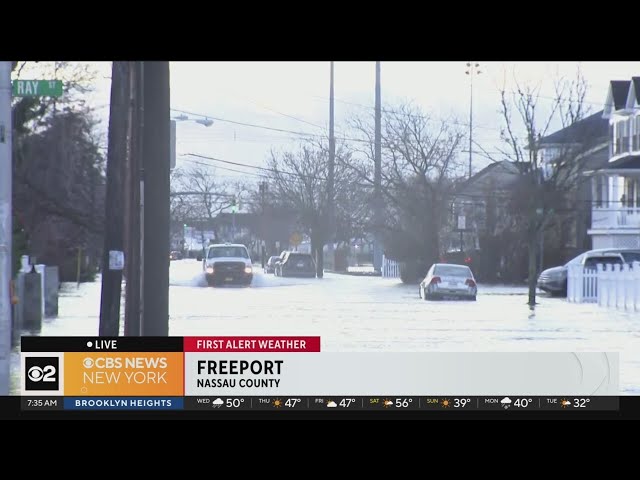 High tide floods Long Island's South Shore