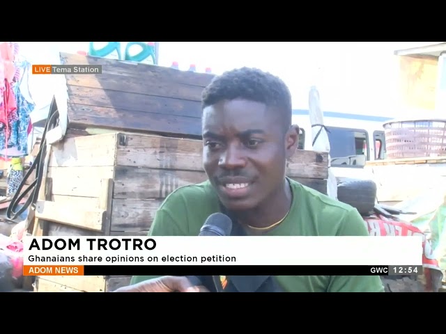 Adom Trotro: Ghanaians share opinions on election petition - Premtobre Kasee on Adom TV (10-01-24)