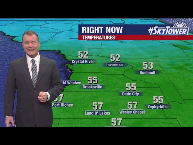 Cool, dry day across Tampa Bay | Jan. 10, 2024