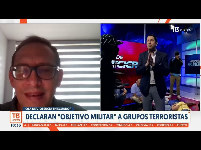 Ecuador: Declaran "objetivo militar" a grupo terrorista