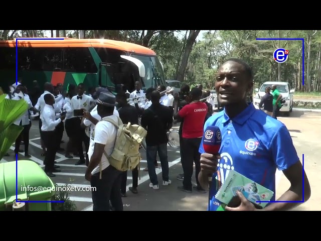 CAN 2023: ARRIVÉE DES LIONS INDOMPTABLES A L'HÔTEL PRÉSIDENT - EQUINOXE TV