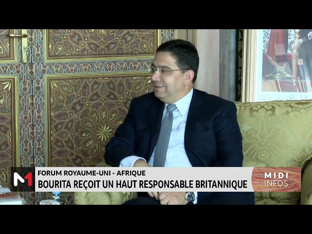 Nasser Bourita reçoit un haut responsable britannique