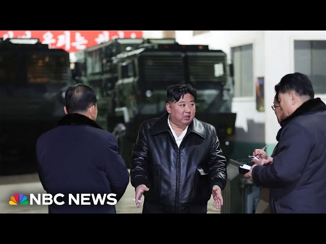 North Korea's Kim Jong Un visits weapons factories and takes aim at the South