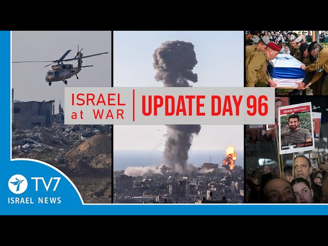 TV7 Israel News - Sword of Iron, Israel at War - Day 96 - UPDATE 10.01.24