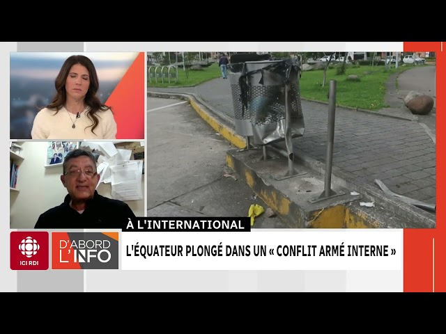 Équateur : prise d'otages en direct à la télévision
