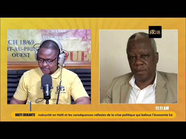 #HAITI|DEKANTE|Mathias Lauréus,Economiste/Prof.à l'Université