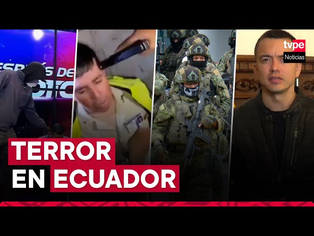 Ecuador en llamas enfrenta por tercer día al terror del narcotráfico