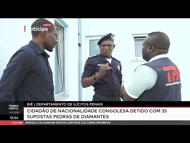 Cidadão de nacionalidade Congolesa detido com 35 supostas pedras de diamantes