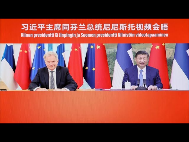 Xi Jinping rencontre le président finlandais par liaison vidéo