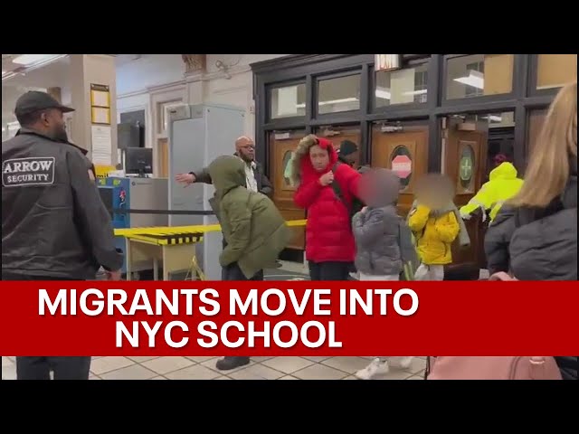 NYC high school students forced into remote learning as 2,000 migrants sheltered in school