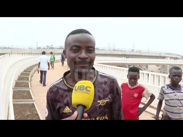 KAMPALA PEDESTRIAN FLYOVER OPEN.