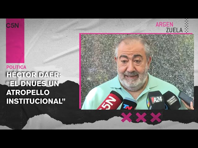 HÉCTOR DAER ratificó el PARO de la CGT para el 24 de ENERO