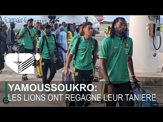 YAMOUSSOUKRO: Les Lions ont regagné leur tanière