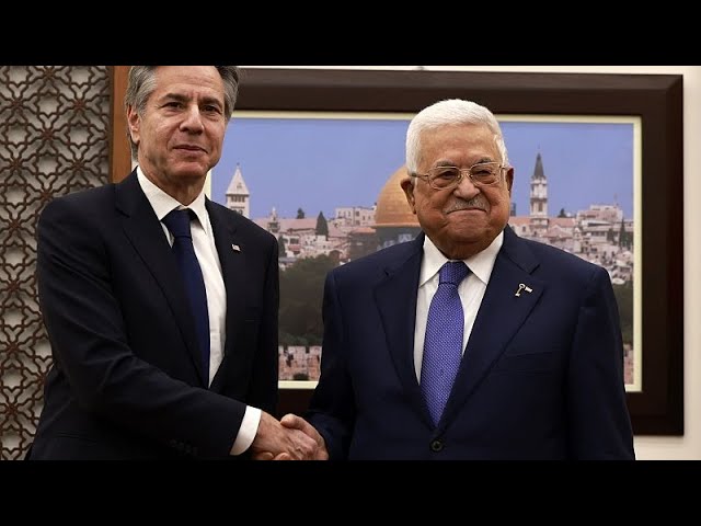 Guerre Israël-Hamas : Mahmoud Abbas reçoit Antony Blinken à Ramallah