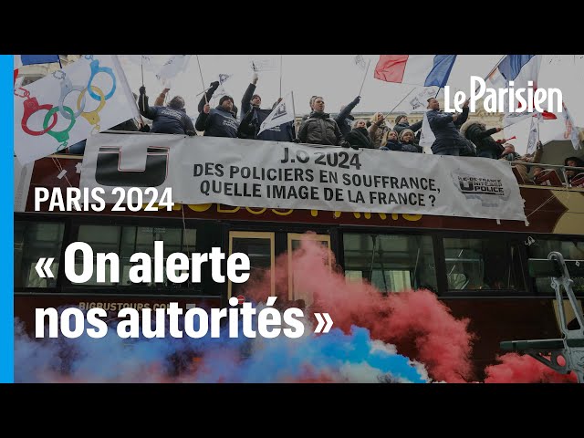 ⁣JO de Paris 2024 : 200 policiers inquiets pour leurs conditions de travail réclament des garanties