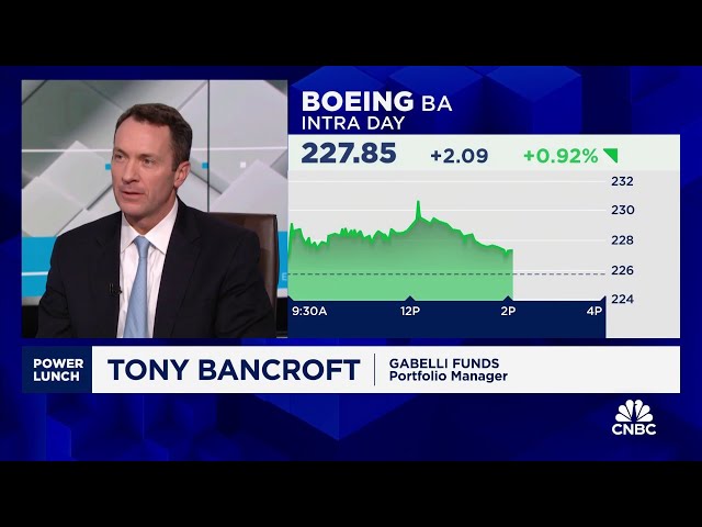 There's still a lot of free cash flow for Boeing, says Gabelli Funds’ Tony Bancroft