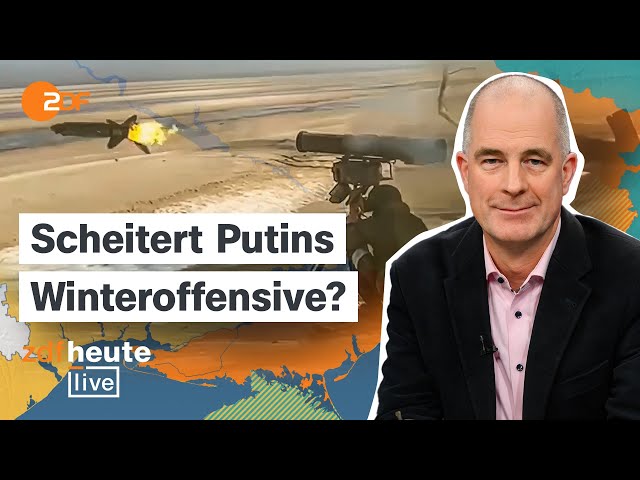 Hohe russische Verluste - aber reicht Kiews Munition? | Militärexperte Mölling bei ZDFheute live