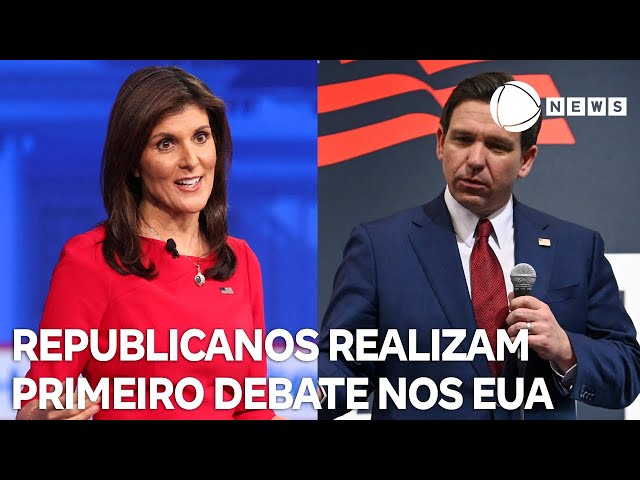 Republicanos realizam primeiro debate entre candidatos