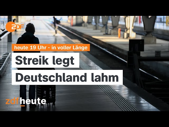 heute 19:00 Uhr vom 10.01.2024 Bahnstreik, Bauernproteste, rechtsextremes Geheimtreffen